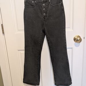 Madewell Charcoal Cali Denim Boot